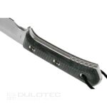 Нож TRC Knives Apocalypse Elmax Stonewashed Double Black Canvas Micarta » Dulotec.BG