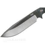 Нож TRC Knives Apocalypse Elmax Stonewashed Double Black Canvas Micarta » Dulotec.BG