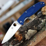 Сгъваем нож Spyderco Tenacious S35VN Lightweight син » Dulotec.BG