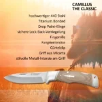Нож Camillus The Classic Lock Back 440 Micarta Brown » Dulotec.BG