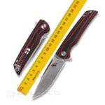 Сгъваем нож CH KNIVES CH 3510 D2 Micarta Black/Orange » Dulotec.BG