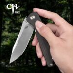 Тактически сгъваем нож CH KNIVES 3516 D2 G-10 Black 215мм » Dulotec.BG