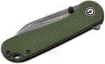 Нож Civivi Elementum Wharncliffe Damascus Micarta Green » Dulotec.BG