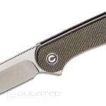 Нож Civivi Cogent 14C28N Brown Micarta » Dulotec.BG