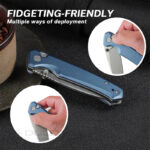 Нож Civivi Altus Nitro-V Aluminum Blue » Dulotec.BG