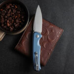 Нож Civivi Altus Nitro-V Aluminum Blue » Dulotec.BG