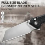 Джобен нож CIVIVI Amirite Nitro-V G10 Black 88mm » Dulotec.BG