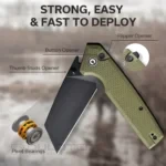 Джобен нож CIVIVI Amirite Nitro-V G10 зелен » Dulotec.BG