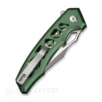 Джобен нож CIVIVI Anaaki зелен Nitro-V Button Lock » Dulotec.BG