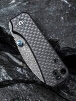 Сгъваем нож Damascus CIVIVI Baby Banter G10/Carbon Black » Dulotec.BG