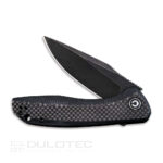 Сгъваем нож Civivi Baklash 9Cr18MoV Carbon Black 89мм » Dulotec.BG