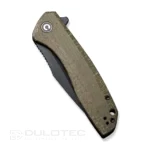 Джобен нож Civivi Baklash 9Cr18MoV Green Micarta 89мм » Dulotec.BG