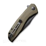 Джобен нож Civivi Baklash 9Cr18MoV Green Micarta 89мм » Dulotec.BG