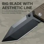 Тактически сгъваем нож CIVIVI Bhaltair 14C28N Micarta Green » Dulotec.BG