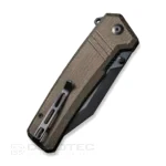 Тактически сгъваем нож CIVIVI Bhaltair 14C28N Micarta Green » Dulotec.BG