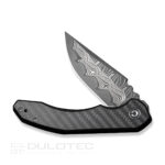 Джобен нож CIVIVI Bluetick Дамаска стомана Carbon G10 » Dulotec.BG