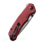 Сгъваем нож CIVIVI Brazen 14C28N Burgundy G10 88мм » Dulotec.BG