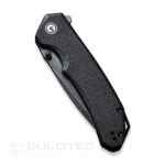 Сгъваем нож CIVIVI Brazen Damascus Micarta Black 88мм » Dulotec.BG