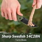 Сгъваем нож CIVIVI Button Lock Brazen 14C28N G10 OD Green » Dulotec.BG