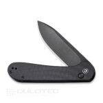 Сгъваем нож CIVIVI Button Lock Elementum 14C28N G10 All Black » Dulotec.BG