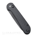 Сгъваем нож CIVIVI Button Lock Elementum 14C28N G10 All Black » Dulotec.BG