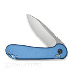 Сгъваем нож CIVIVI Button Lock Elementum II Nitro-V син алуминий » Dulotec.BG