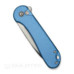 Сгъваем нож CIVIVI Button Lock Elementum II Nitro-V син алуминий » Dulotec.BG