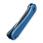 Сгъваем нож CIVIVI Button Lock Elementum II Nitro-V син алуминий » Dulotec.BG