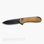 Джобен нож CIVIVI Button Lock Elementum II Ultem Amber&Black » Dulotec.BG
