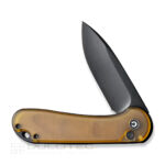 Джобен нож CIVIVI Button Lock Elementum II Ultem Amber&Black » Dulotec.BG