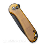 Джобен нож CIVIVI Button Lock Elementum II Ultem Amber&Black » Dulotec.BG