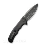 Сгъваем нож CIVIVI Button Lock Praxis Damascus 95мм » Dulotec.BG