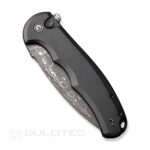 Сгъваем нож CIVIVI Button Lock Praxis Damascus 95мм » Dulotec.BG