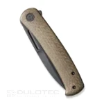 Сгъваем нож CIVIVI Caetus с дръжка от зелена микарта » Dulotec.BG