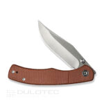 EDC джобен нож CIVIVI Clingman Nitro-V Micarta Brown » Dulotec.BG