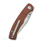 EDC джобен нож CIVIVI Clingman Nitro-V Micarta Brown » Dulotec.BG