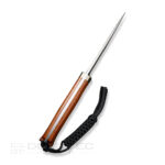 Фиксиран ловен нож CIVIVI Cloud Peak Nitro-V Guibourtia Wood » Dulotec.BG