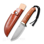 Фиксиран ловен нож CIVIVI Cloud Peak Nitro-V Guibourtia Wood » Dulotec.BG