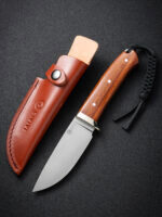 Фиксиран ловен нож CIVIVI Cloud Peak Nitro-V Guibourtia Wood » Dulotec.BG