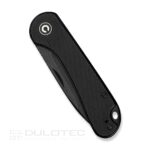 Джобен нож CIVIVI Elementum Slip Joint Black G10 » Dulotec.BG