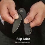 Джобен нож CIVIVI Elementum Slip Joint Black G10 » Dulotec.BG