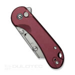 Сгъваем нож CIVIVI Elementum Utility 6Cr13 Aluminum Burgundy » Dulotec.BG