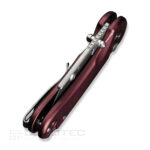 Сгъваем нож CIVIVI Elementum Utility 6Cr13 Aluminum Burgundy » Dulotec.BG