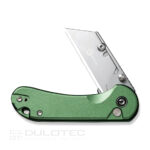 Сгъваем нож CIVIVI Elementum Utility 6Cr13 зелен алуминий » Dulotec.BG
