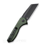 Фиксиран нож CIVIVI Elementum Damascus Black Ebony » Dulotec.BG