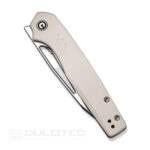 Джобен нож CIVIVI Guile 14C28N Ivory G10 Wharncliffe » Dulotec.BG