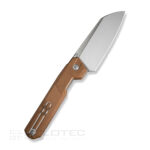 Сгъваем нож CIVIVI Hid 14C28N с кафява G10 дръжка » Dulotec.BG