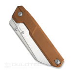 Сгъваем нож CIVIVI Hid 14C28N с кафява G10 дръжка » Dulotec.BG