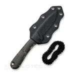 Компактен фиксиран нож CIVIVI Mini Elementum Damascus тъмнозелен » Dulotec.BG
