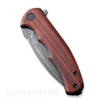 Сгъваем нож CIVIVI Mini Praxis Damascus Guibourtia 7.5см » Dulotec.BG